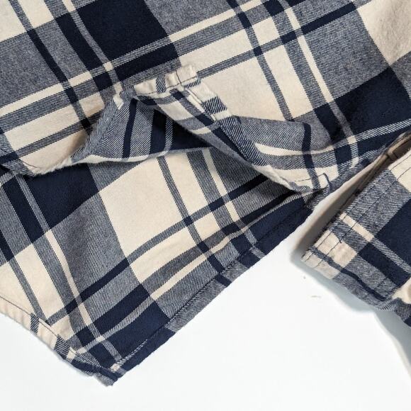 FOX Racing Flown Flannel Button Up Shirt Collared Long Sleeve Womens Small Top - Picture 5 of 6